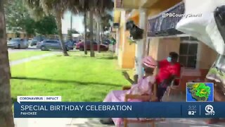 Parade for Pahokee woman who turned 94