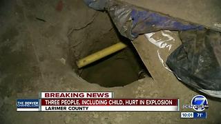 3 injured after home explosion in Larimer County