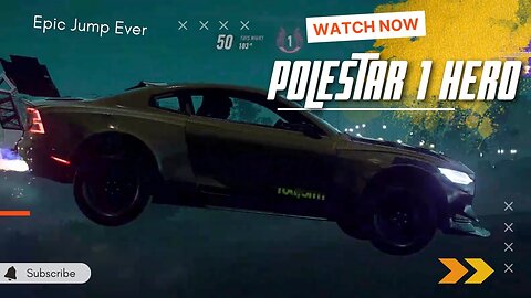 Epic Jump Ever 🔥 Polestar 1 Hero Edition 20 in NFS Heat 😮😱 | Mite Neon | #needforspeedheat #nfsheat