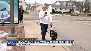 New app helps bling, visually impaired MCTS riders