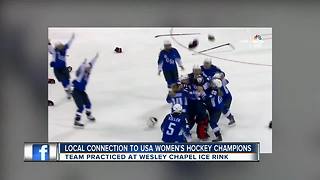 Gold medal winning USA women's hockey team could be honored in Tampa Bay