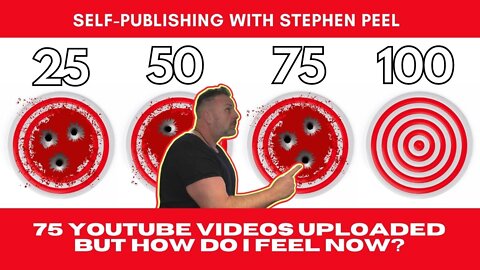 75 YouTube Videos on Self-Publishing. How do I feel now about the channel and the direction headed?