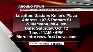 Around Town - Williamston Pop Up Arts and Craft Show - 10/8/19