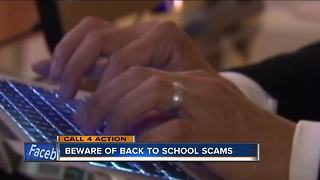 Beware of back to school scams