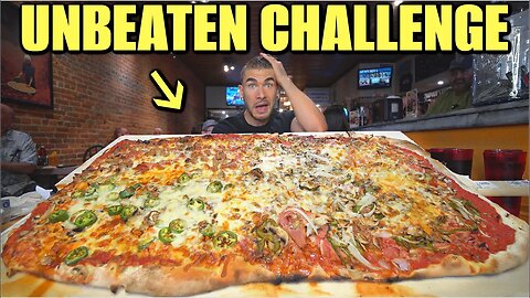 "2 GUYS TRIED TOGETHER & FAILED" UNDEFEATED CHICAGO STYLE PIZZA CHALLENGE