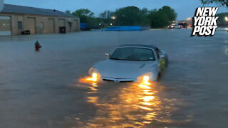 Abilene flooding submerges cars in Texas: 'Stupid!'