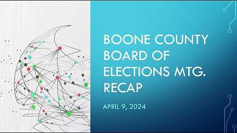 Boone Co. Community Speaks out at the Board of the Elections Meeting, 4.9.24