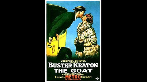 Buster Keaton, The Goat 1921 Colorized silent movie