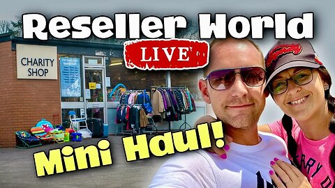 Mini Charity Shop Haul! | Reseller World LIVE