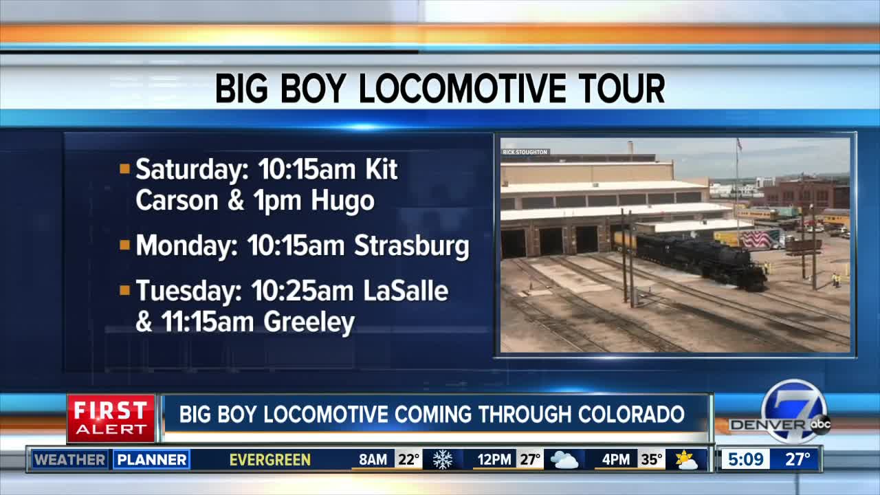 Big Boy locomotive coming to Colorado