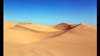 Incroyables images accélérées du désert qatari