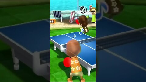 Matt Plays Wii Table Tennis #shorts #shortsvideo #nintendo #wii #gaming #wiisports #wiiu #mii