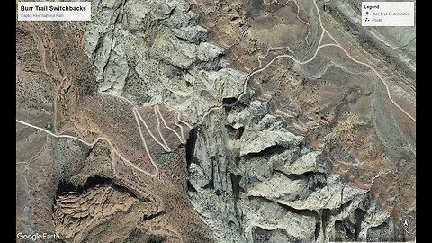 Burr Trail Switchbacks in Capitol Reef National Park