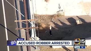 Accused robber arrested