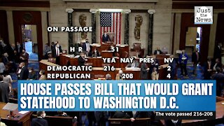 House passes bill that would grant statehood to Washington D.C.