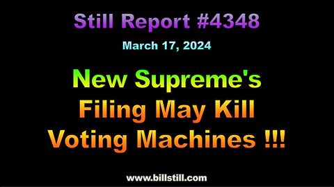 New Supremes Filing May Kill Voting Machines, 4348