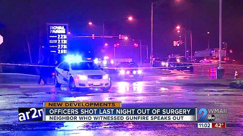 Officers shot last night in Anne Arundel County out of surgery