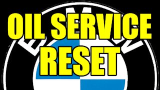 BMW Oil Service Reminder Reset 1998-2006