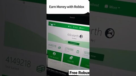 Free Robux, Earn Money From Roblox 2022