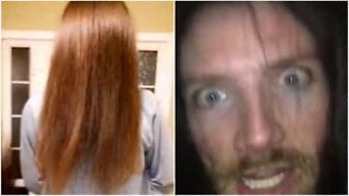 Irlandese crea illusione spaventosa con i suoi capelli