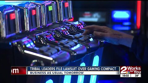 Tribal leaders file lawsuit over gaming compact