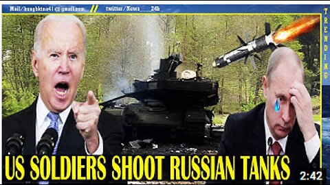 American soldiers Destroying a Russian oil tanker, Biden is leading PUTIN to meet "death god".