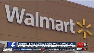 Walmart store managers make $175,000 annually on average