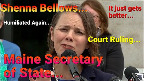 Shenna Bellows Humiliated Again. More Facts Emerge.