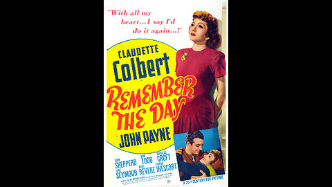 Remember the Day (1941) | Directed by Henry King
