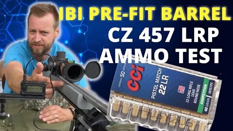 CZ 457 LRP - CCi Pistol Match competition - IBI barrel - 50 yards