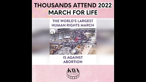 Thousands Attend 2022 March For Life