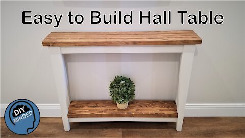 Easy to Build Hall Table - Sofa Table