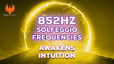 8 HR SLEEP MEDITATION || 852 Hz SOLFEGGIO || AWAKENS INTUITION || BRING YOUR THIRD EYE INTO BALANCE