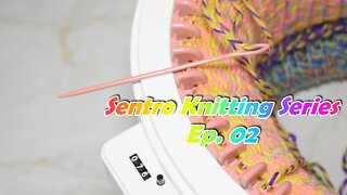 Casting Off On the Sentro Knitting Machine