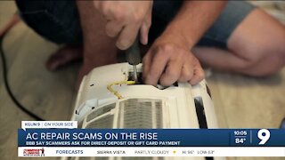 BBB: AC repair scams on the rise