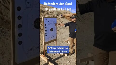 Looking to improve your handgun drawstroke time? We'd love to train you! Go to: Defenders-USA.com