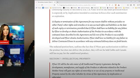 Pfizer Contract With Canada Exposed. They Knew. They Lied. They Killed. They Redacted.