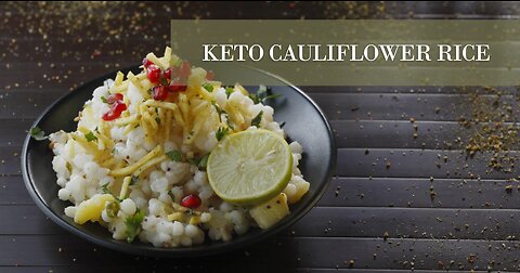 Keto Easy Cauliflower Rice | Simple Low-Carb Side Dish