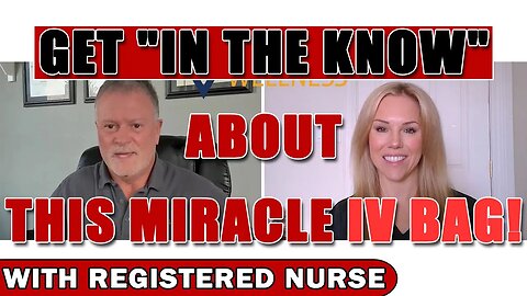 Get "In the Know" About This Miracle Performance & Recovery IV Bag!
