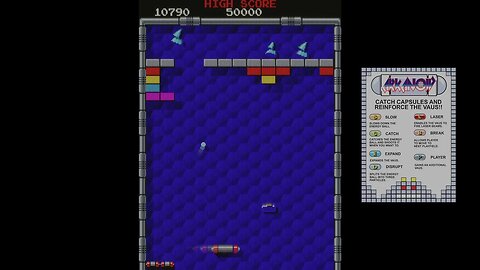 Arkanoid (1986) - Arcade - MAME - Teste do Controle Spinner - 2160p