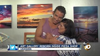 Encinitas art gallery reborn inside Pandora's Pizza