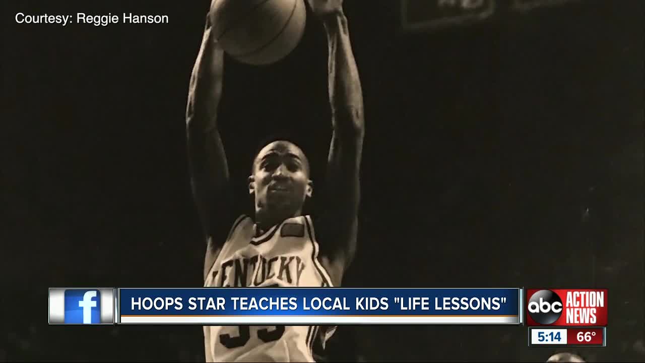 Former college hoops star shares 'life lessons' with athletes