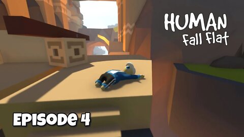 Crazy Boulder Ride! Human Fall Flat Aztec [Episode 4]