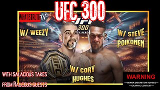 UFC 300 Fight Commentary | Steve Poikonen | Cory Hughes