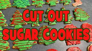 Cut Out Christmas Sugar Cookies