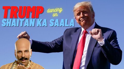 Trump does Bollywood | Shaitan Ka Saala | Akshay Kumar #TrumpDancing #TomahawkChop #Bollywood