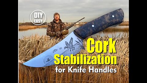 DIY Easy Cork Stabilization for Knife Handles by Berg knifemaking