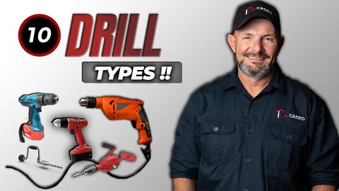 10 Different Types of Drills|| And what to use them for