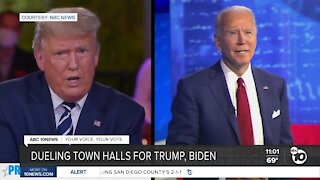 Dueling town halls for Trump, Biden