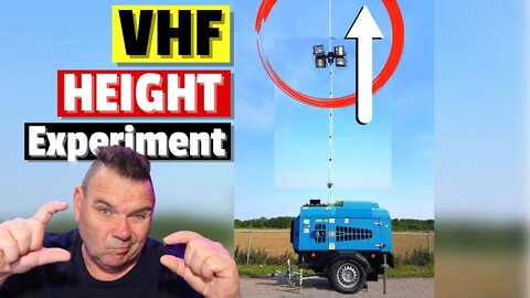 What happens when you Raise your VHF Antenna up?
